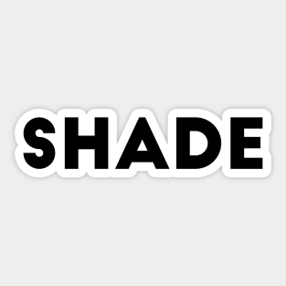 Shade Sticker